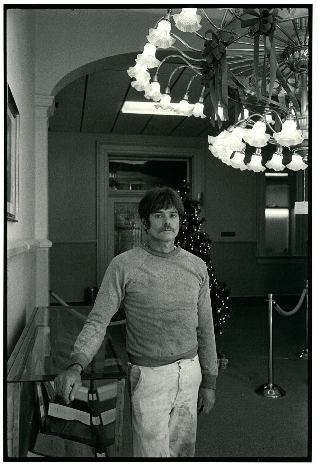   Prisoner with light fixture that he restored , 1981 Silver Gelatin Print 14 x 11 in. (paper size) The Do Good Fund, Inc., 2017-70 