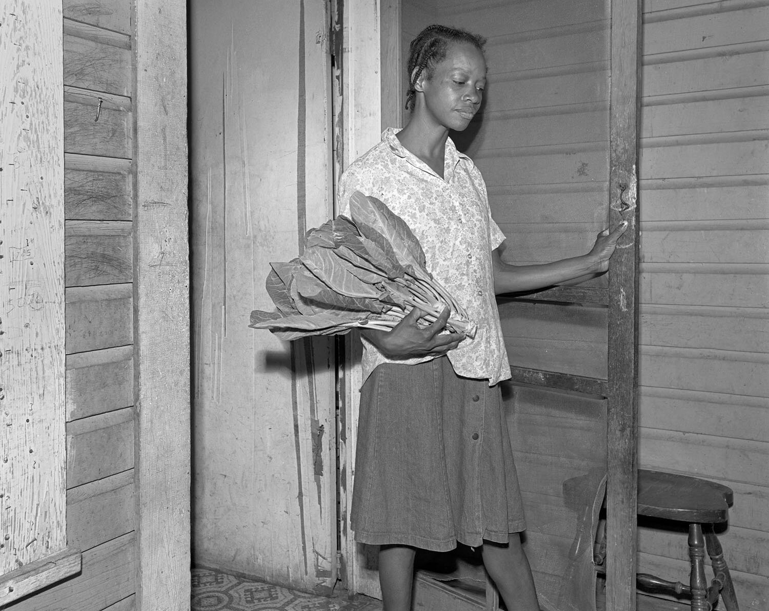   Woman with Greens, Quitman, GA , 1984 Archival pigment print  15 × 19 in. (image size) The Do Good Fund, Inc., 2016-15 