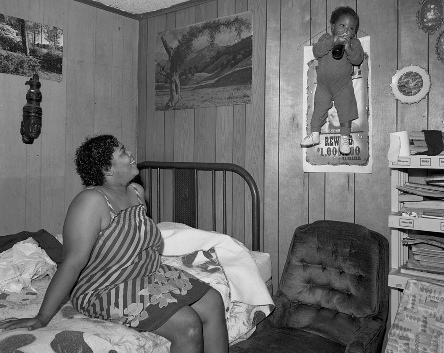   Baby on Wall, Rosedale, MS , 1986 Archival pigment print  15 × 19 in. (image size) The Do Good Fund, Inc., 2016-31 