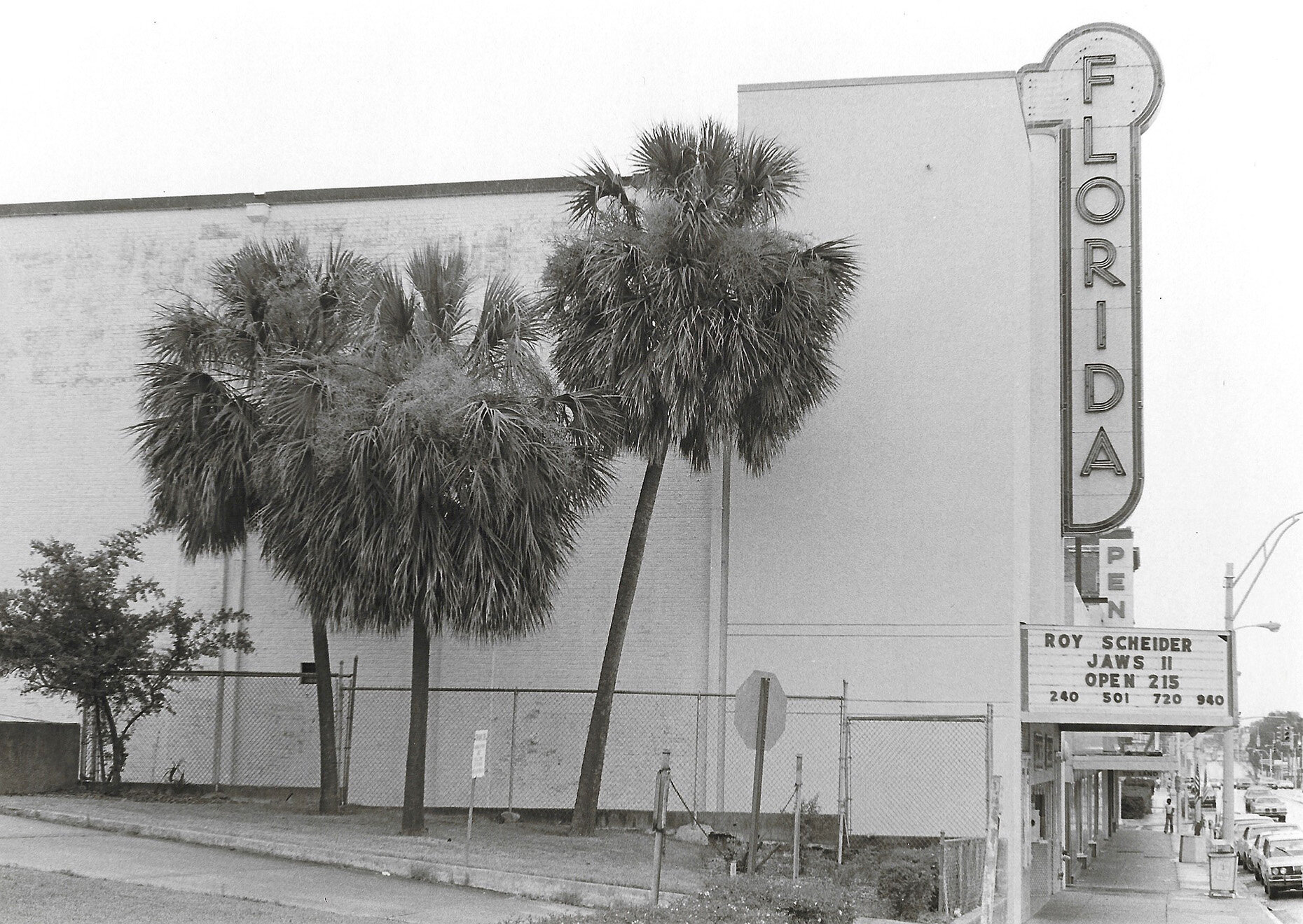   Florida Theater on Monroe Street, Tallahassee, FL,  1978 Gelatin silver print 6 x 8 1⁄4 in. (image size) The Do Good Fund, Inc., 2020-046 