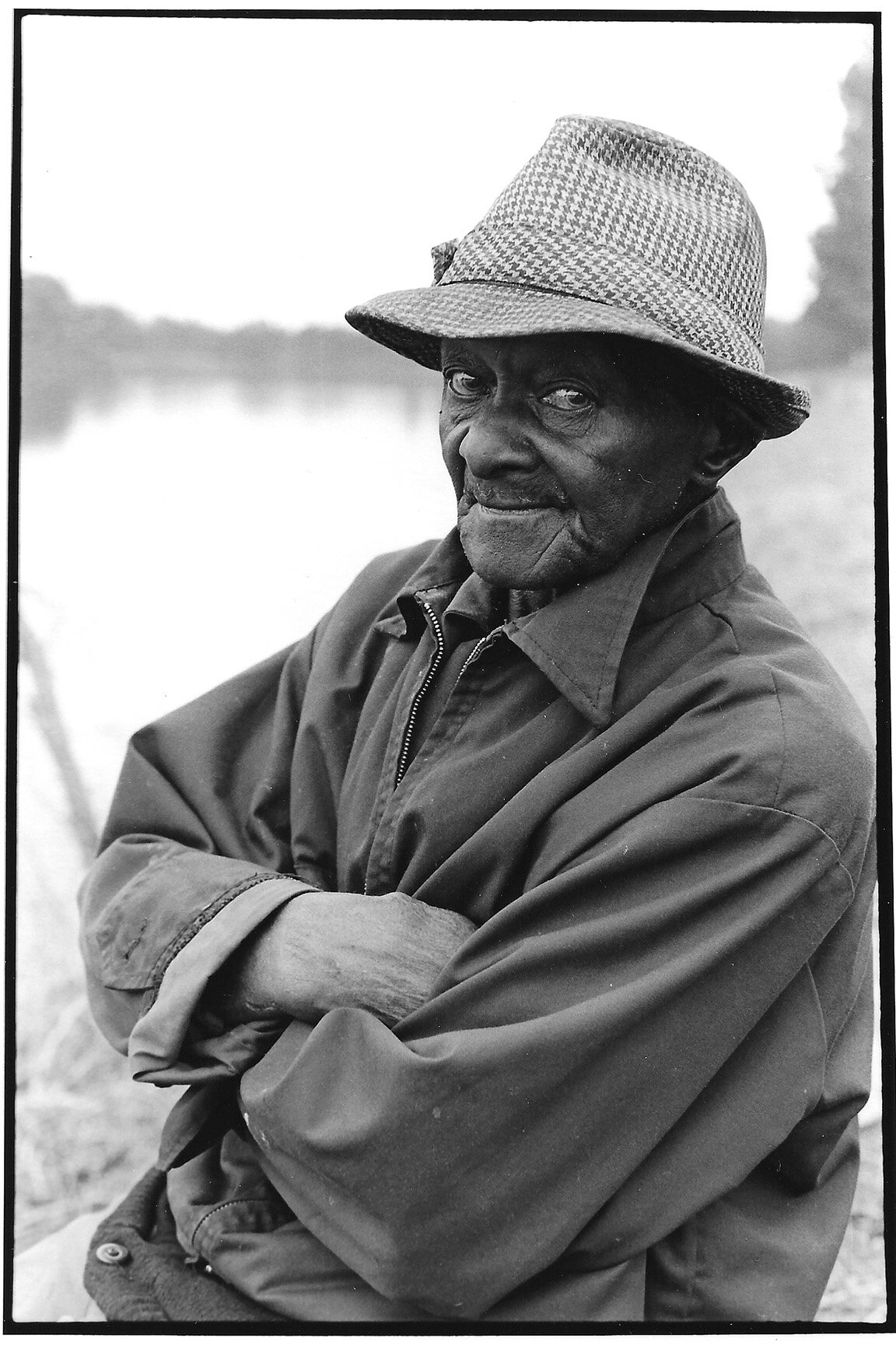   Man Fishing on the Flint River Near Bainbridge, GA  Image: 1980/printed: 2020 Gelatin silver print 7 1⁄2 x 5 1⁄8 in. (image size) The Do Good Fund, Inc.,2020-049 