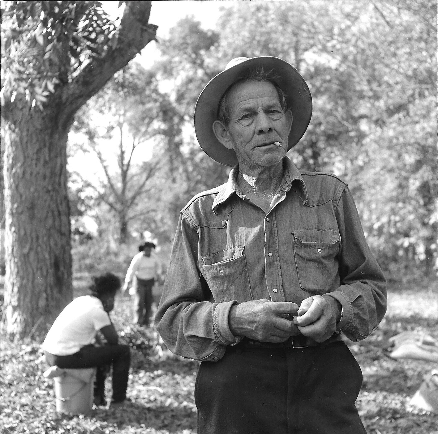   The Bossman in Pecan Grove East of Climax, GA,  1981 Gelatin Silver Print 9 1/2 x 9 1/2 in. (Image Size) The Do Good Fund, Inc., 2020-082 