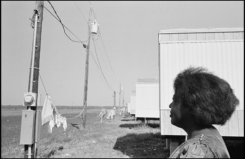   New housing for residents in response to previous impoverished conditions, Tunica (Sugar Ditch), Mississippi,  1986/ Printed: 2018 Archival Pigment Print 11 5/8 x 17 5/8 in. (image size) The Do Good Fund, Inc., 2018-003 