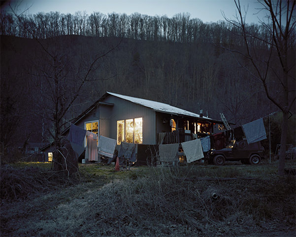   Steve Harris’s House (Winter), The Nolichucky River, Erwin, Tennessee  Image: 2011/printed: 2020 Edition: 1/15 Archival Pigment Print 20 × 25 in. (image size) The Do Good Fund, Inc., 2020-008 
