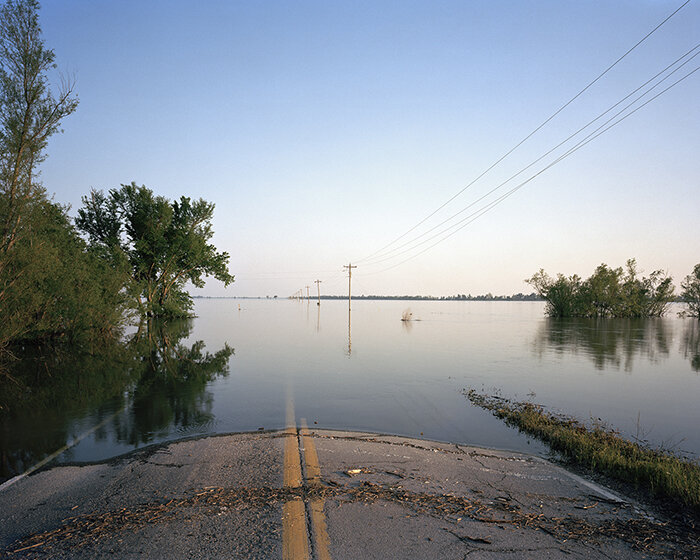   Bird’s Point - New Madrid Floodway, during the 2011 floods, Mississippi River, Wyatt, Missouri   Image: 2011/printed: 2020 Edition: 2/15 Archival Inkjet Print 20 × 25 in. (image size) The Do Good Fund, Inc., 2020-014 