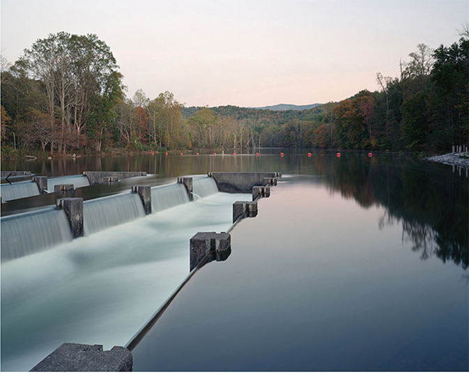   Weir Dam, South Fork Holston River, Bristol, Tennessee   Image: 2012/printed: 2020 Edition: 1/15 Archival Pigment Print 20 × 25 in. (image size) The Do Good Fund, Inc., 2020-013 