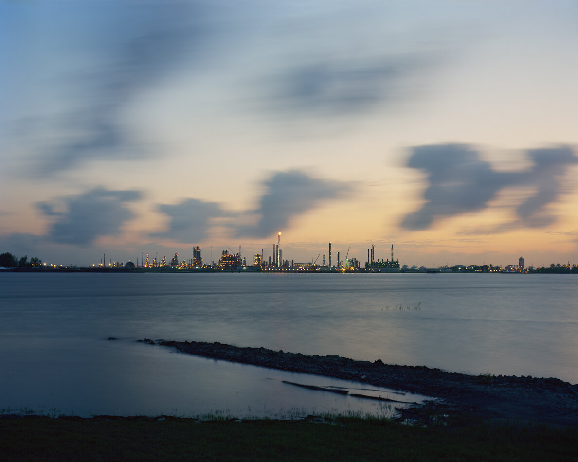   Dow Petrochemical Plant, Mississippi River, Hahnville, Louisiana   Image: 2012/printed: 2020 Edition: 1/15 Archival Inkjet Print 20 × 25 in. (image size) The Do Good Fund, Inc., 2020-016 