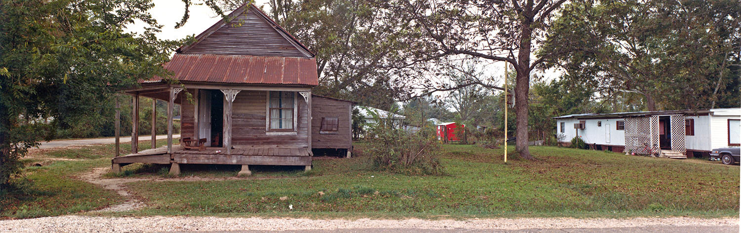   House, off Hwy. 105, Melville, St. Landry Parish , 1988 C-print 13 1⁄8 x 37 3⁄4 in. (image size) The Do Good Fund, Inc., 2018-059 