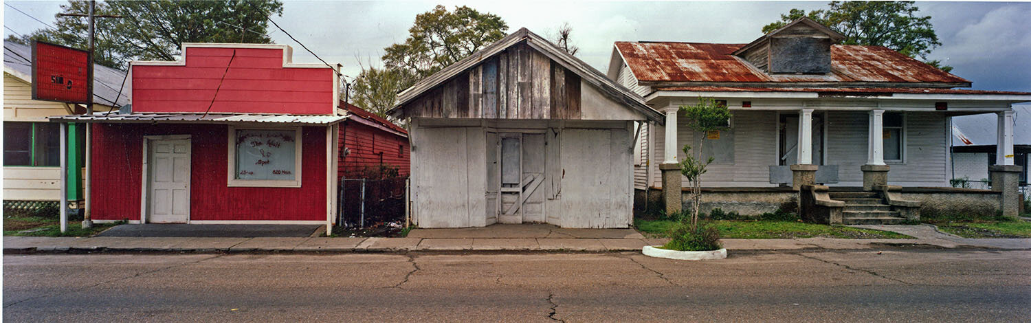   Facades, South Main St., St. Martinville, St. Martin Parish , 2001 C-print 13 1⁄8 x 37 3⁄4 in. (image size) The Do Good Fund, Inc., 2018-053 