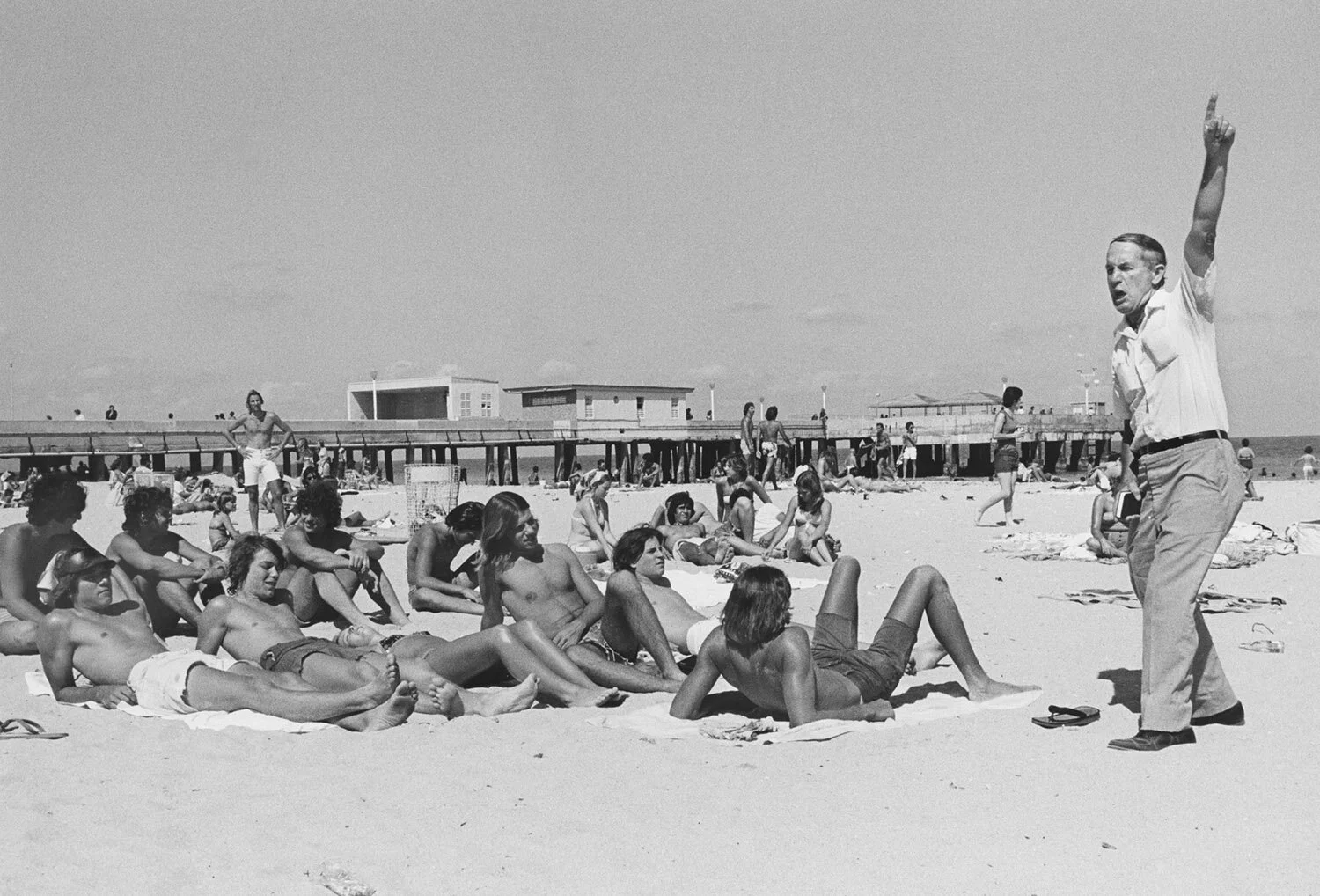  Holy Joe, Spring Break, Miami Beach  Image 1976/printed: 2021 Gelatin silver print 8 7⁄8 x 13 3⁄8 in. (image size) The Do Good Fund, Inc., 2021-006 