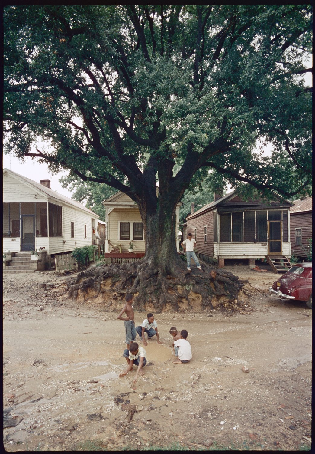  Gordon Parks  Children at Play, Mobile, Alabama , 1956 Edition: 10/25 Archival pigment print  14 x 14 in. (image size)  The Do Good Fund, Inc., 2015-007 Photograph by Gordon Parks Courtesy of and copyright The Gordon Parks Foundation 