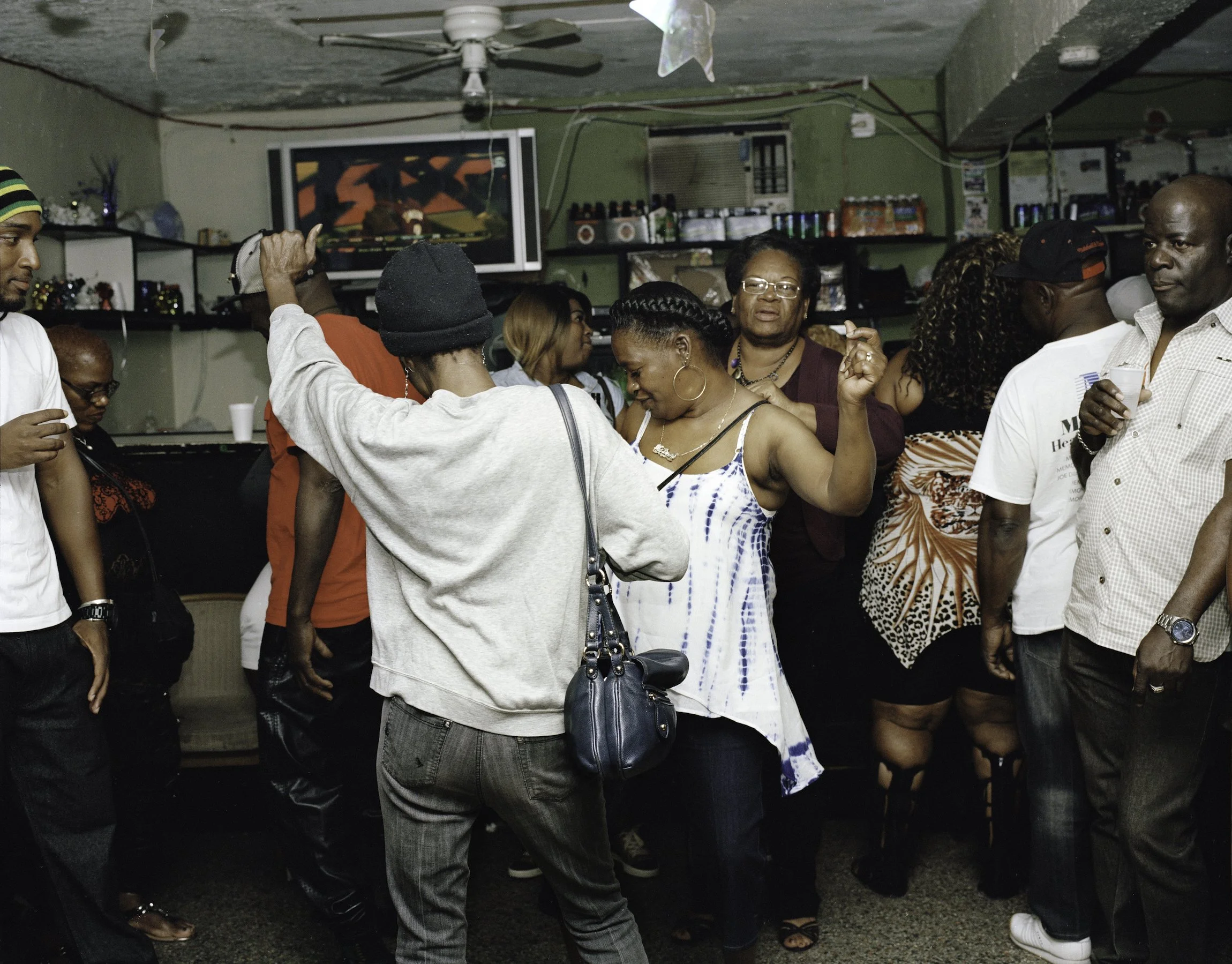   Party at Dee's Lounge in Downtown Belle Glade, 2016   Archival Pigment Print  16x20 3/8 (image size)  The Do Good Fund, Inc., 2025-005 