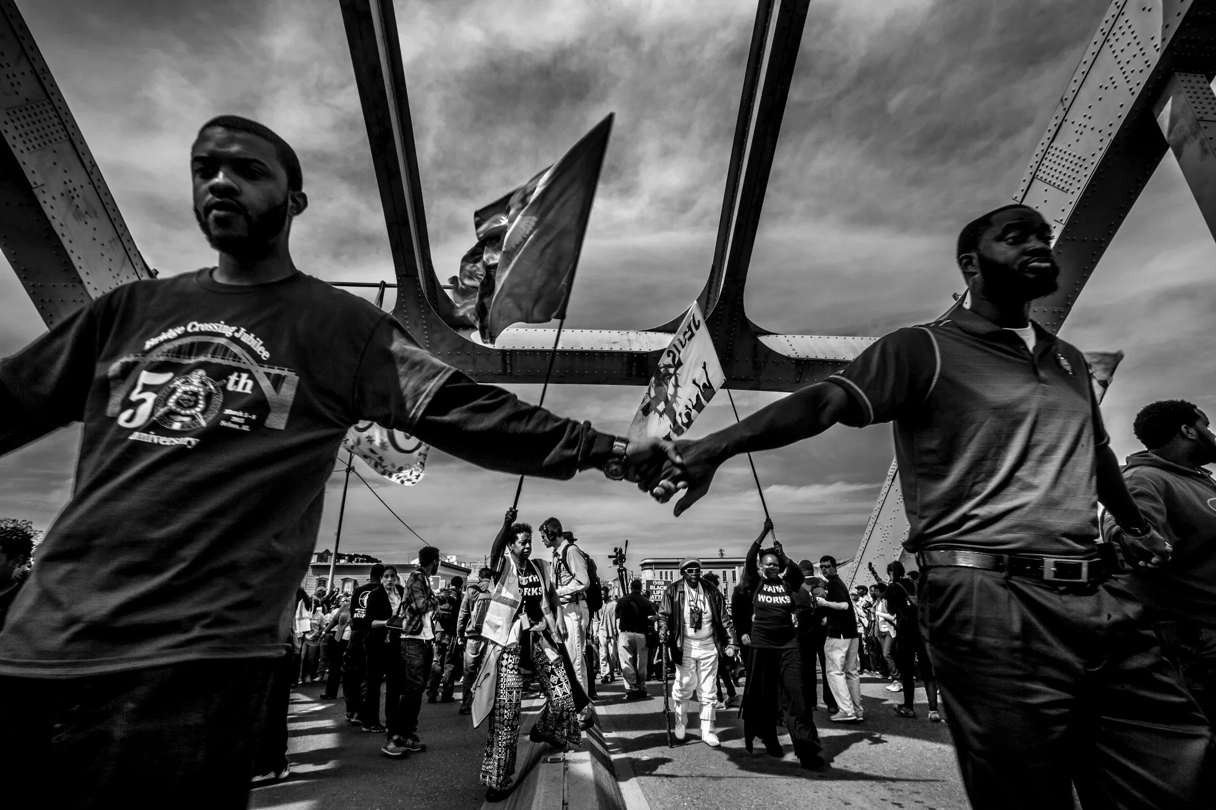   Untitled (The Edmund Pettus Bridge Marchers)   Archival Pigment Print  11 ¾ x 17 ¾ in. (image size)  The Do Good Fund, Inc., 2025-009 