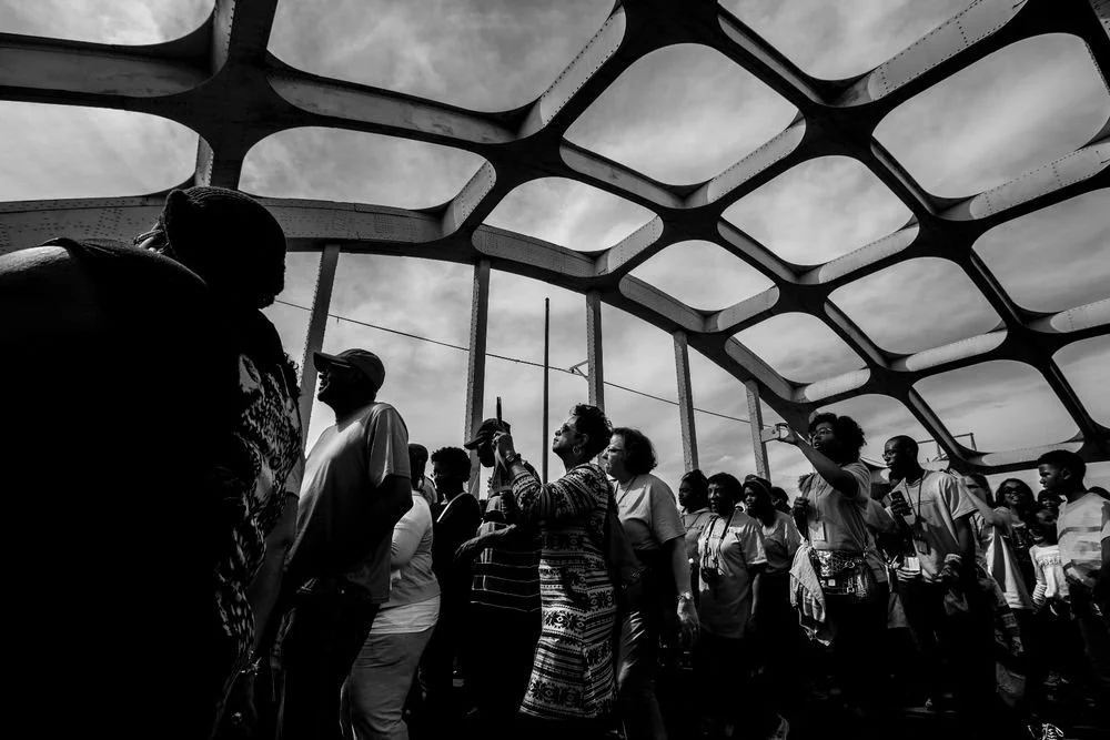   Edmund Pettus Bridge Marchers , 2015  Archival Pigment Print  11 ¾ x 17 ¾ (image size)  The Do Good Fund, Inc. 2025-009 
