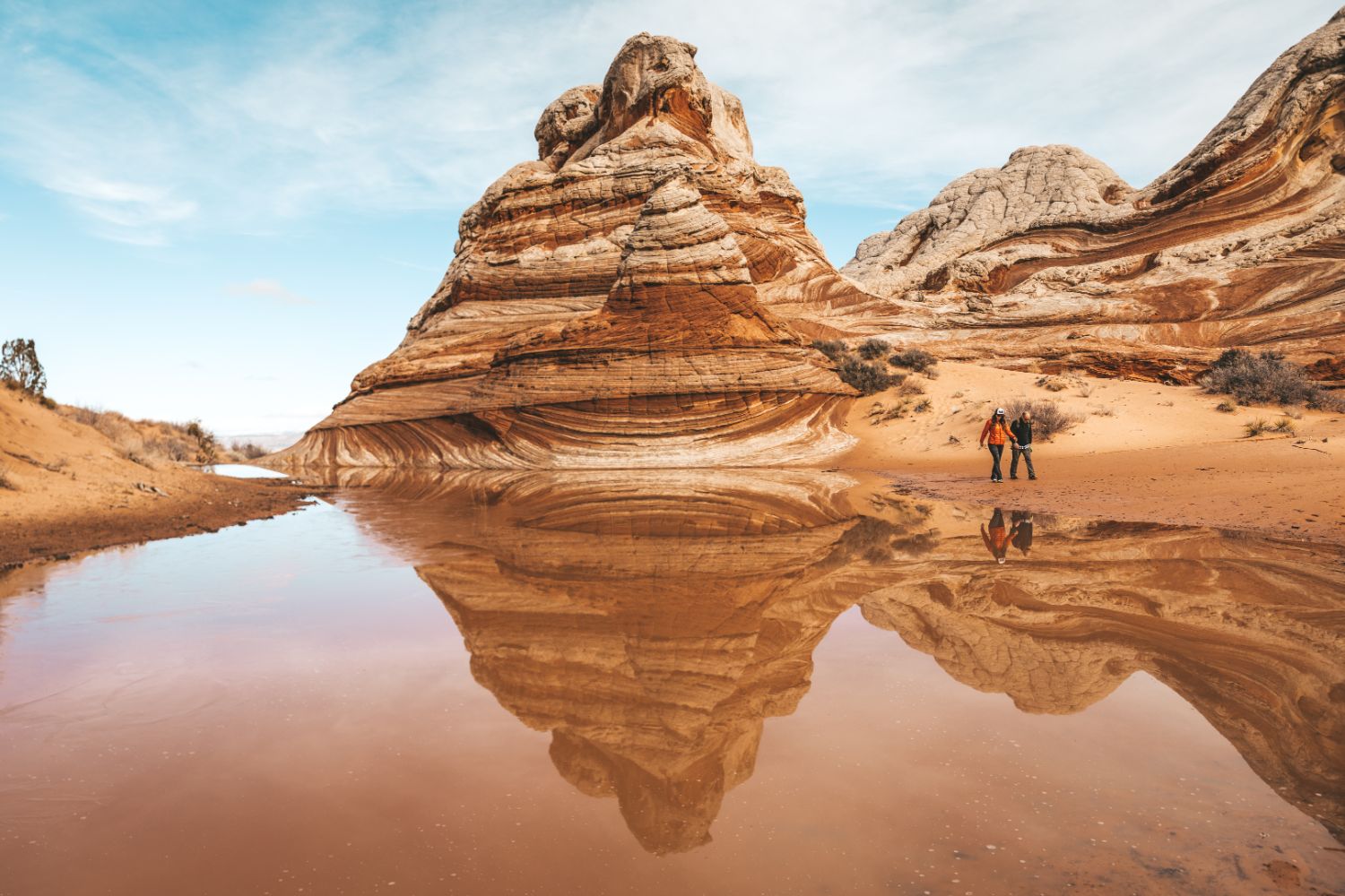 couple-explores-area-southern-Utah-elopement