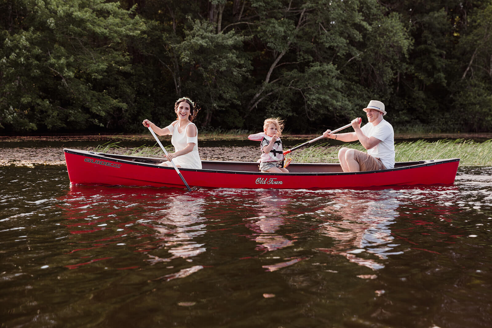 Canoeing Rhode Island Elopement on the Wood River 
