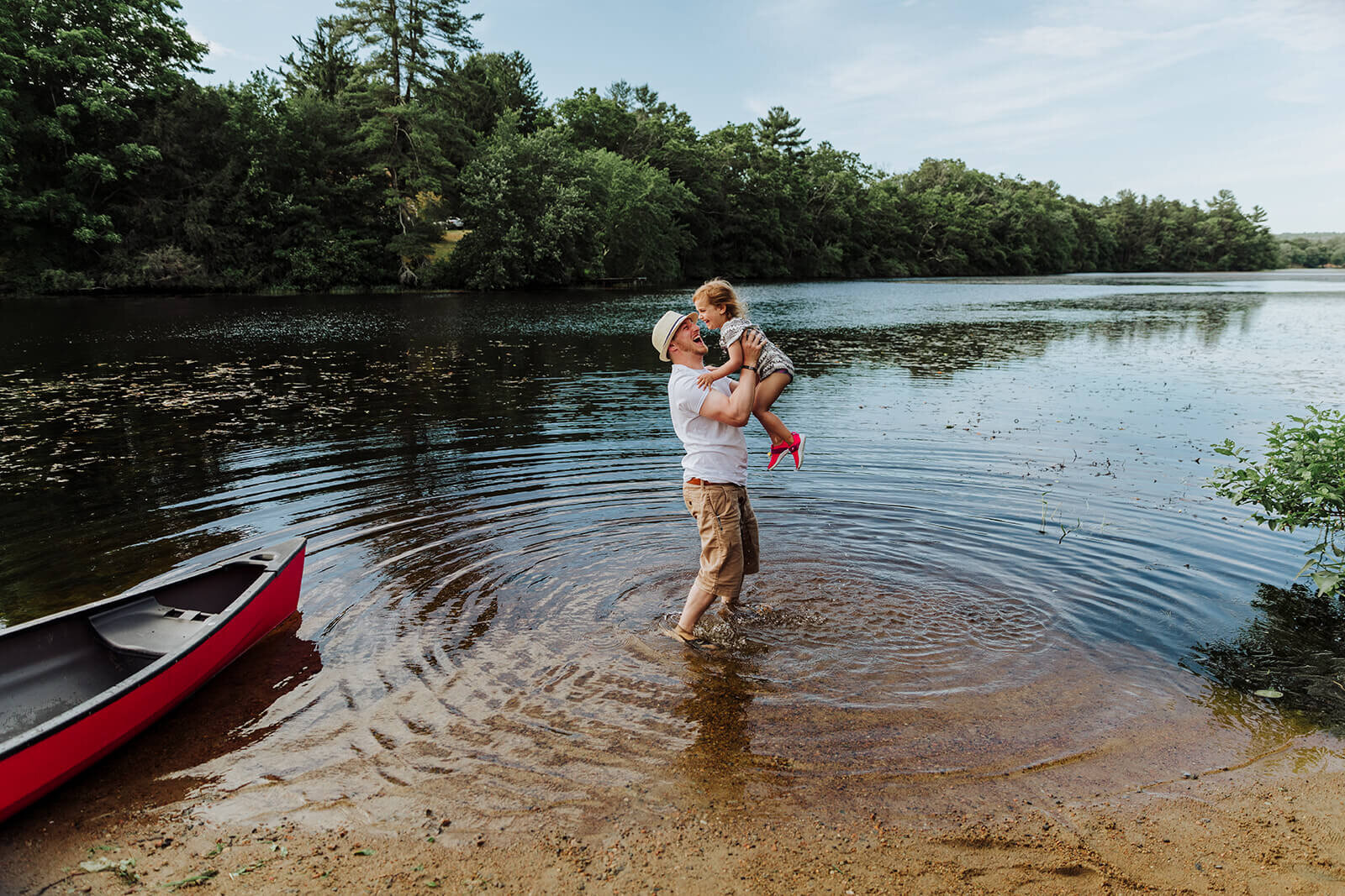  Elope with kids. Canoeing Rhode Island Elopement on the Wood River 