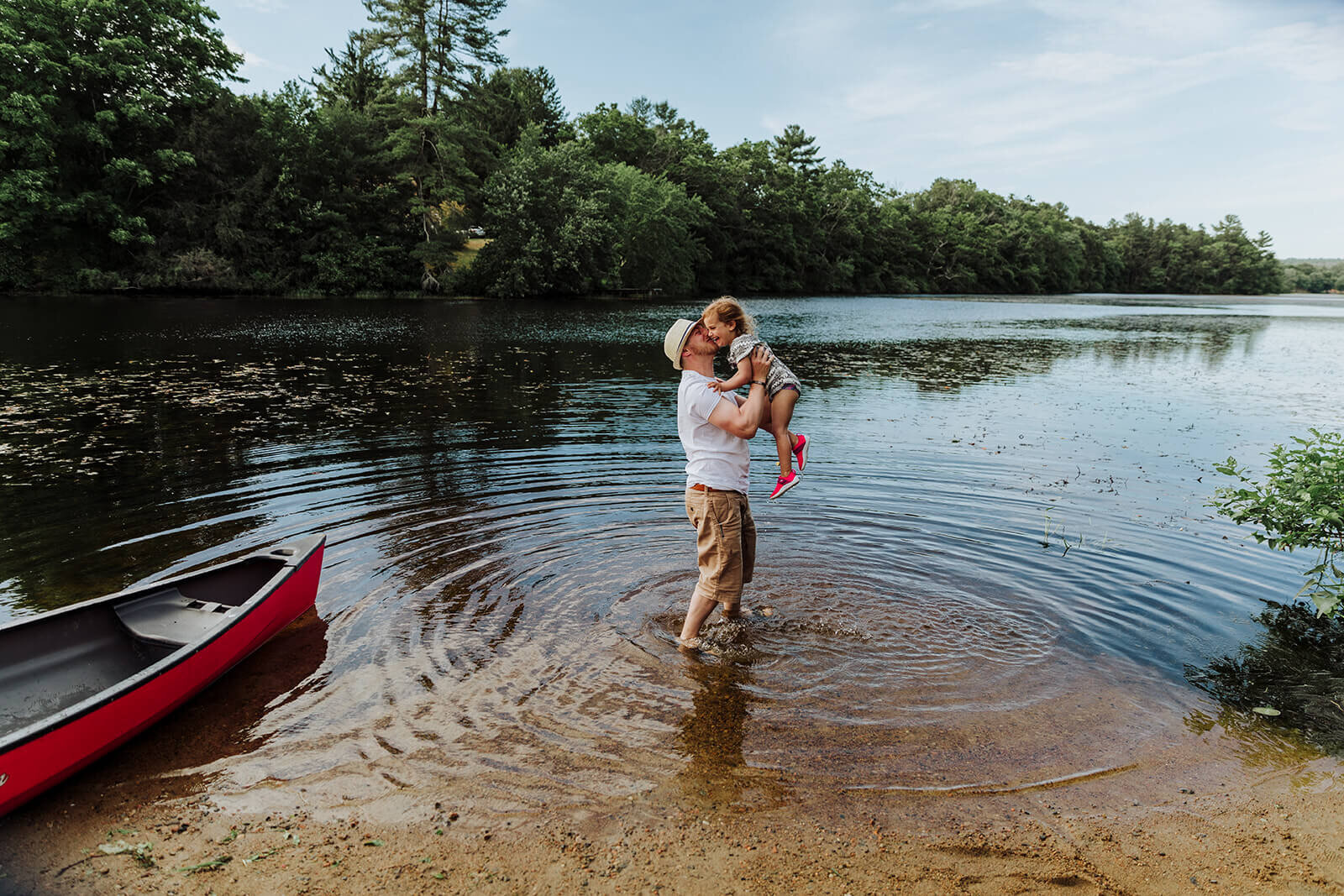  Elope with kids. Canoeing Rhode Island Elopement on the Wood River 