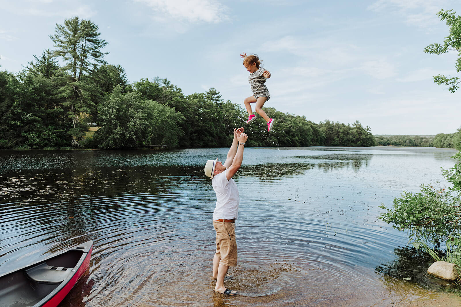  Elope with kids. Canoeing Rhode Island Elopement on the Wood River 