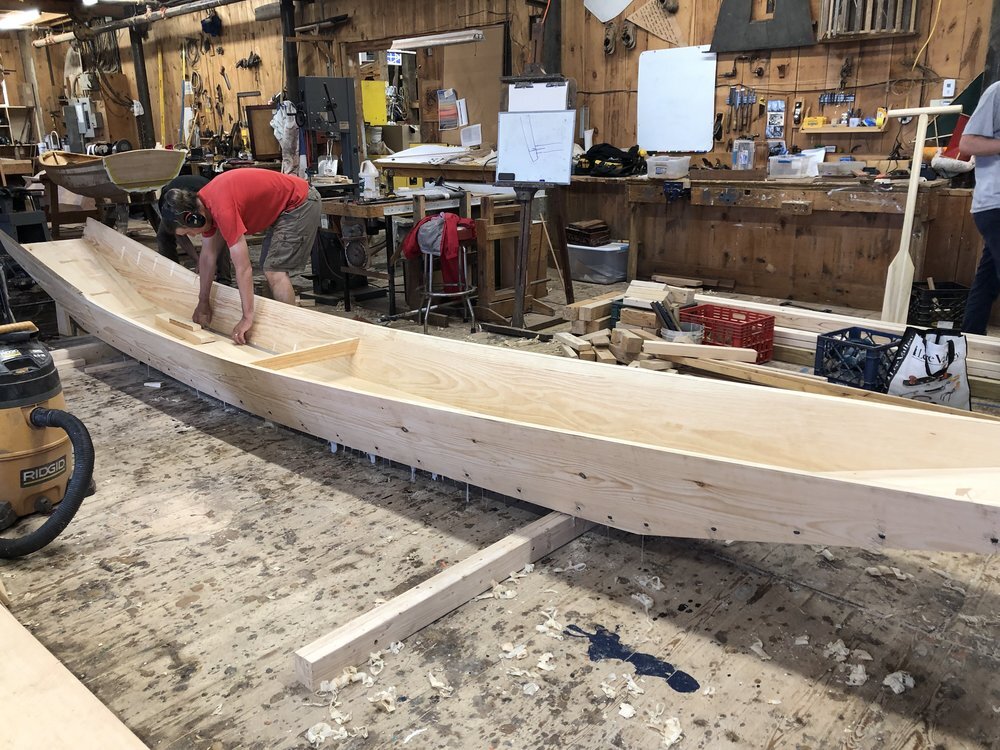  You can see the completed hull. There is some interior work left to be done but the bulk of the boat is finished. 