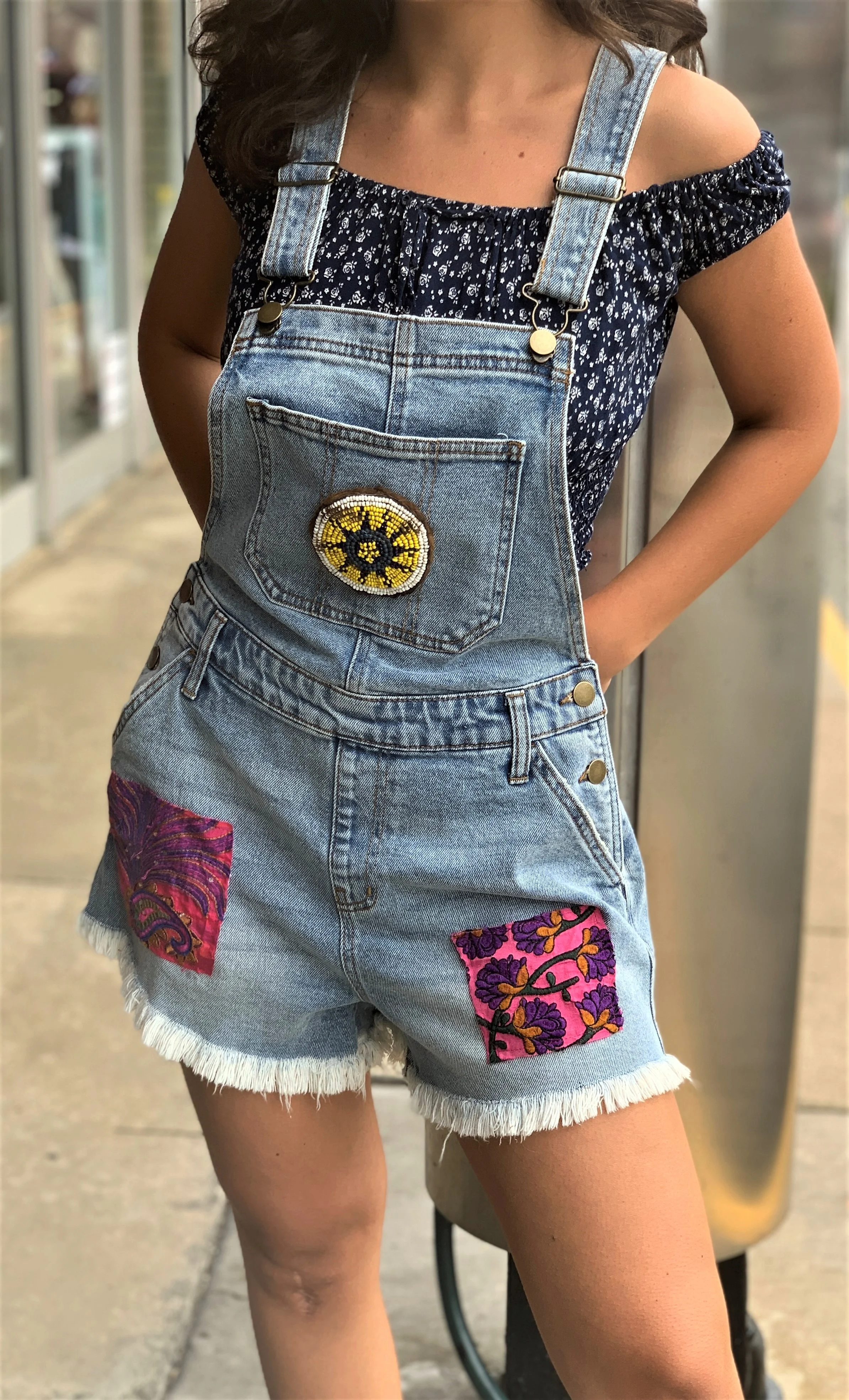 Denim Overalls Size Small