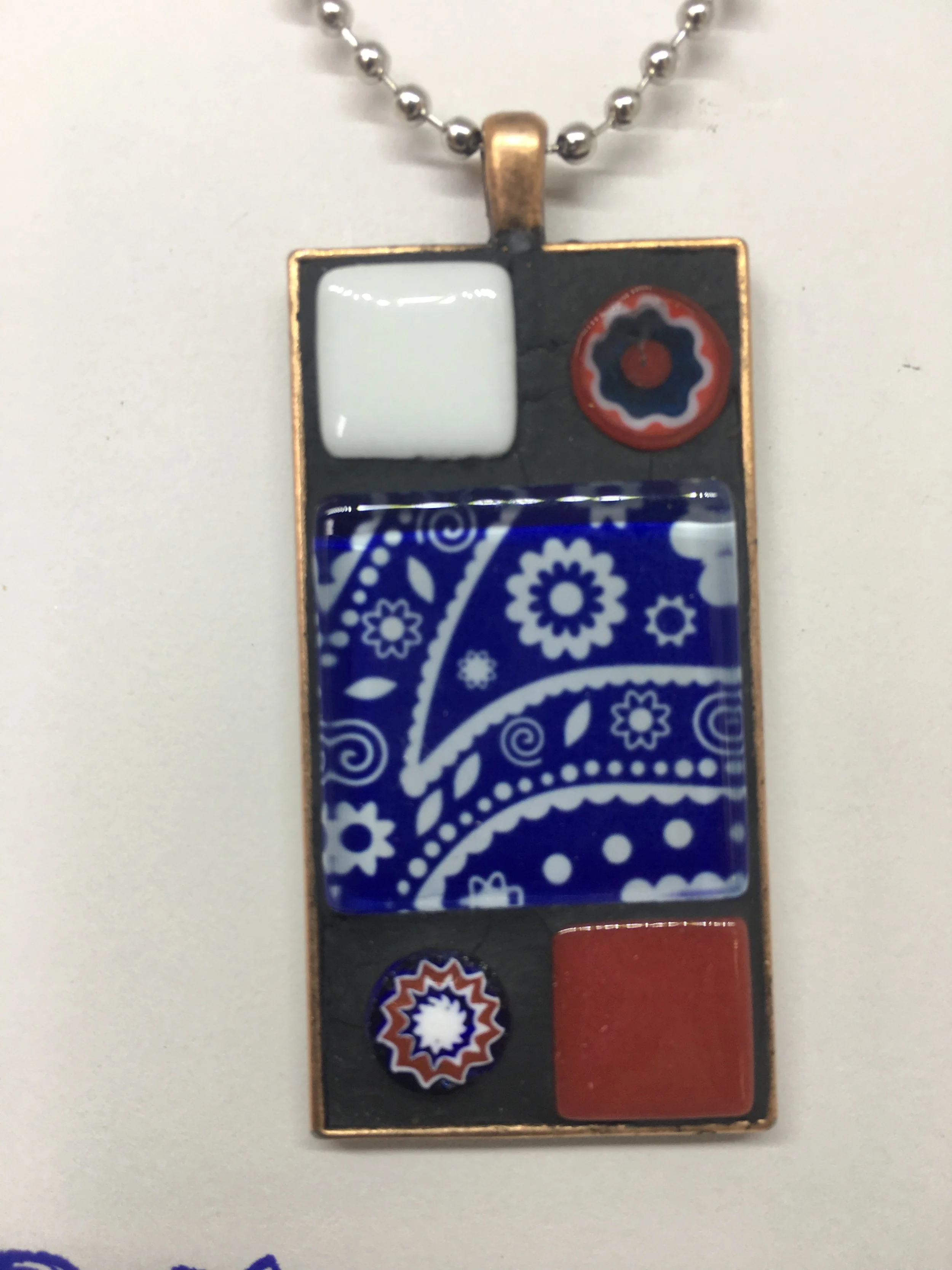 Mosaic Tile Necklace $25