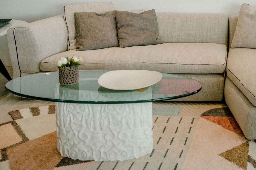 Hand Carved Oval Marble Coffee Table Base Glass Top Stephanie Odegard Sr Hughes - Coffee Table Base For Oval Glass Top Hand Carved Oval Marble Coffee Table Base Glass Top Stephanie Odegard Sr Hughes - Coffee Table Base For Oval Glass Top