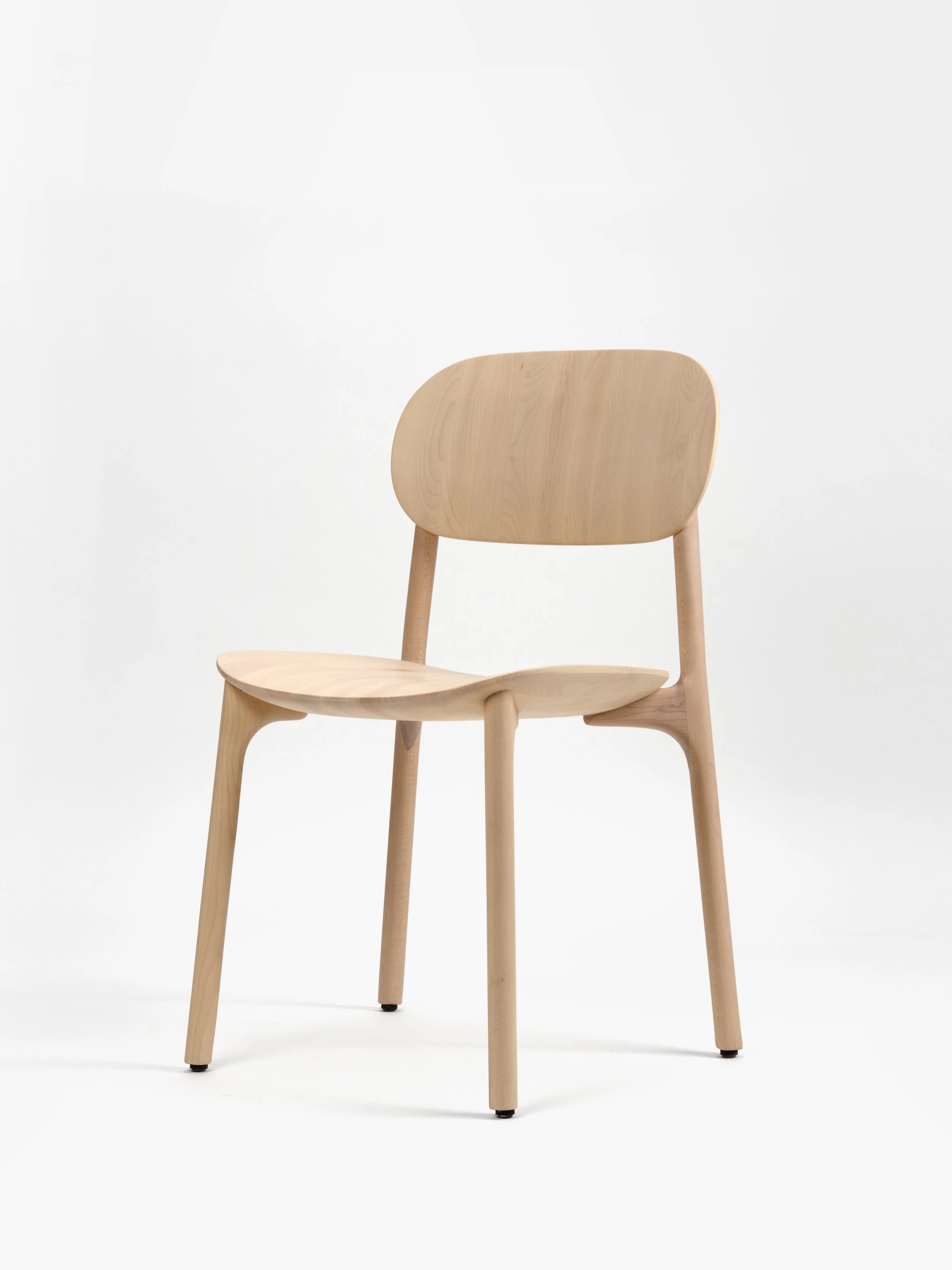 Unna Dining Chair Reshma Rows IV White Maple, Zanat