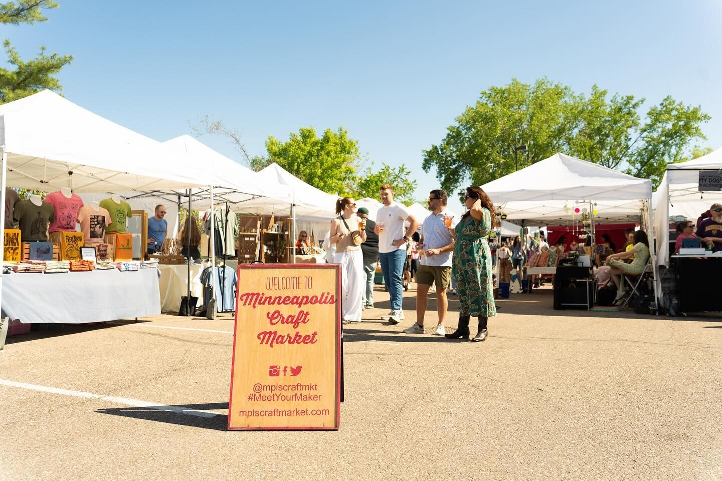 Makers just think warm thoughts ☀️We&rsquo;ll be back outdoors before you know it! Plan ahead and register NOW for our summer market series @sociablecider🍺 June 9th, July 21st, August 18th. Link in bio to register.

#outdoormarket #summervibes #mpls