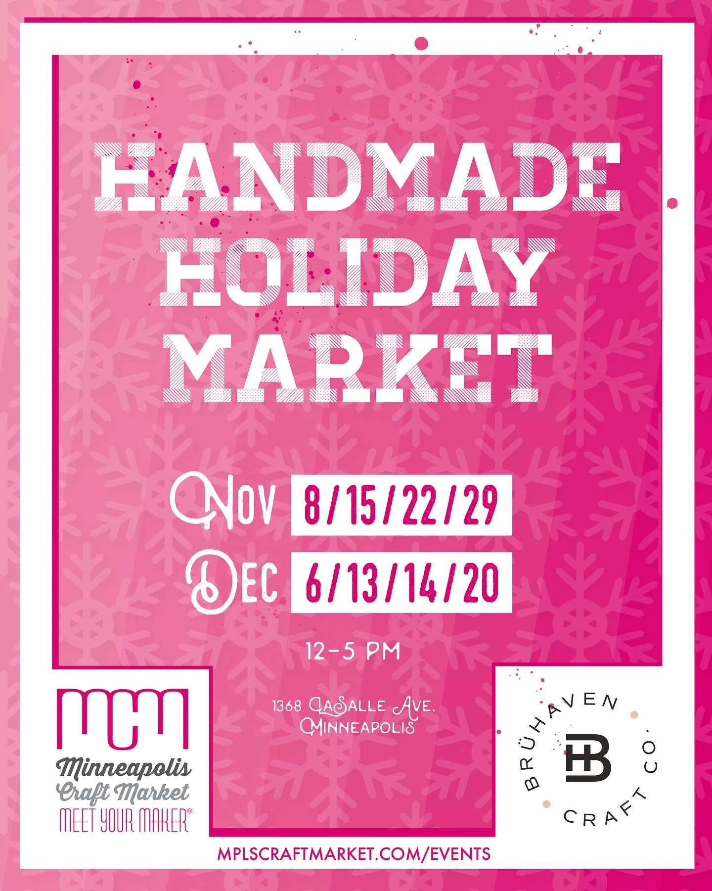 &lsquo;Tis the season for handmade gifts + craft beer 🍻🎅
Join THIS Saturday, Nov 8 as we return to @bruhavencraft for the first A Handmade Holiday🎄 Market of the season! 🛍️Shop from local makers, grab a 🍺drink, and check a few names off your 🎁 