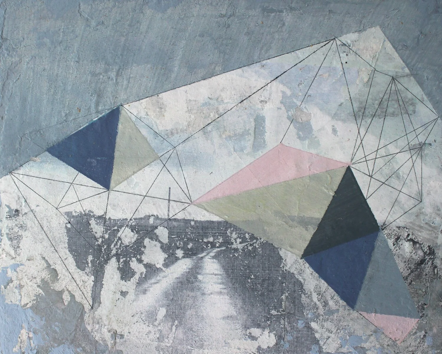 off course / 15x18cm/ mixed media / 2020
