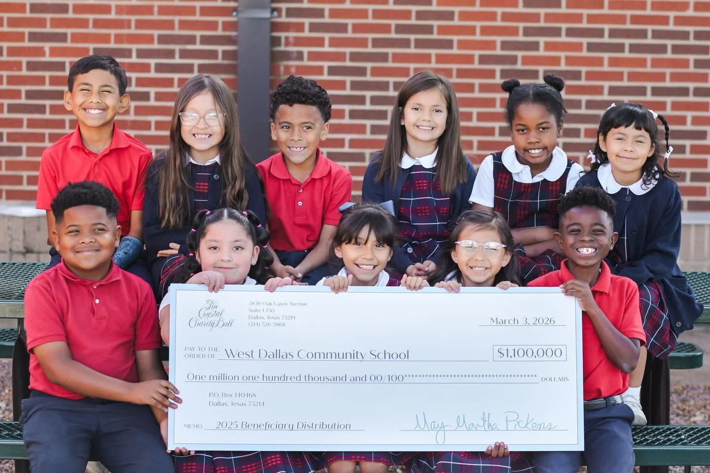 Thank you @thecrystalcharityball for raising an incredible $1.1M toward capital improvements for our school! Because of your generosity and partnership, our building is safer, stronger, and better equipped to serve and protect our students.

Your imp