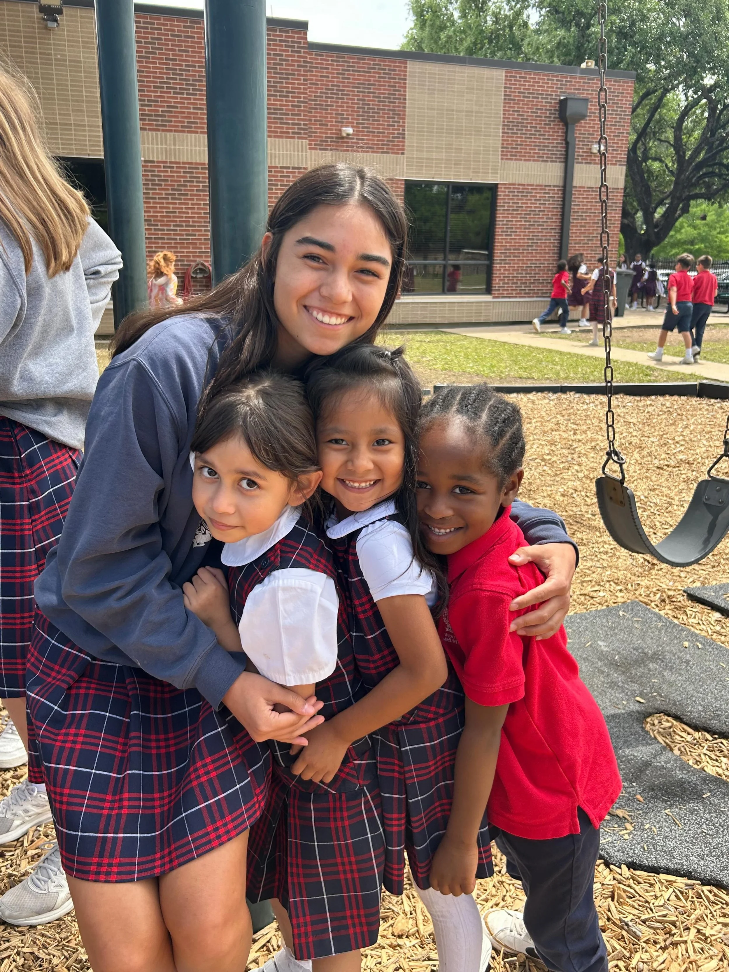 Holding on tight to our 8th graders during their last week at WDCS! 🥹💛