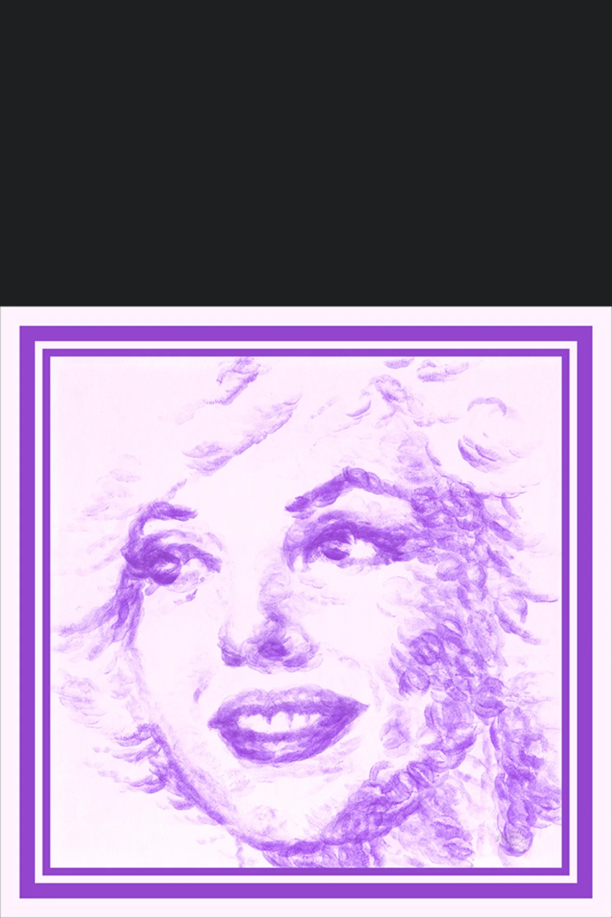 Mini "Norma" - VIOLET - 10x10" print - FREE SHIPPING