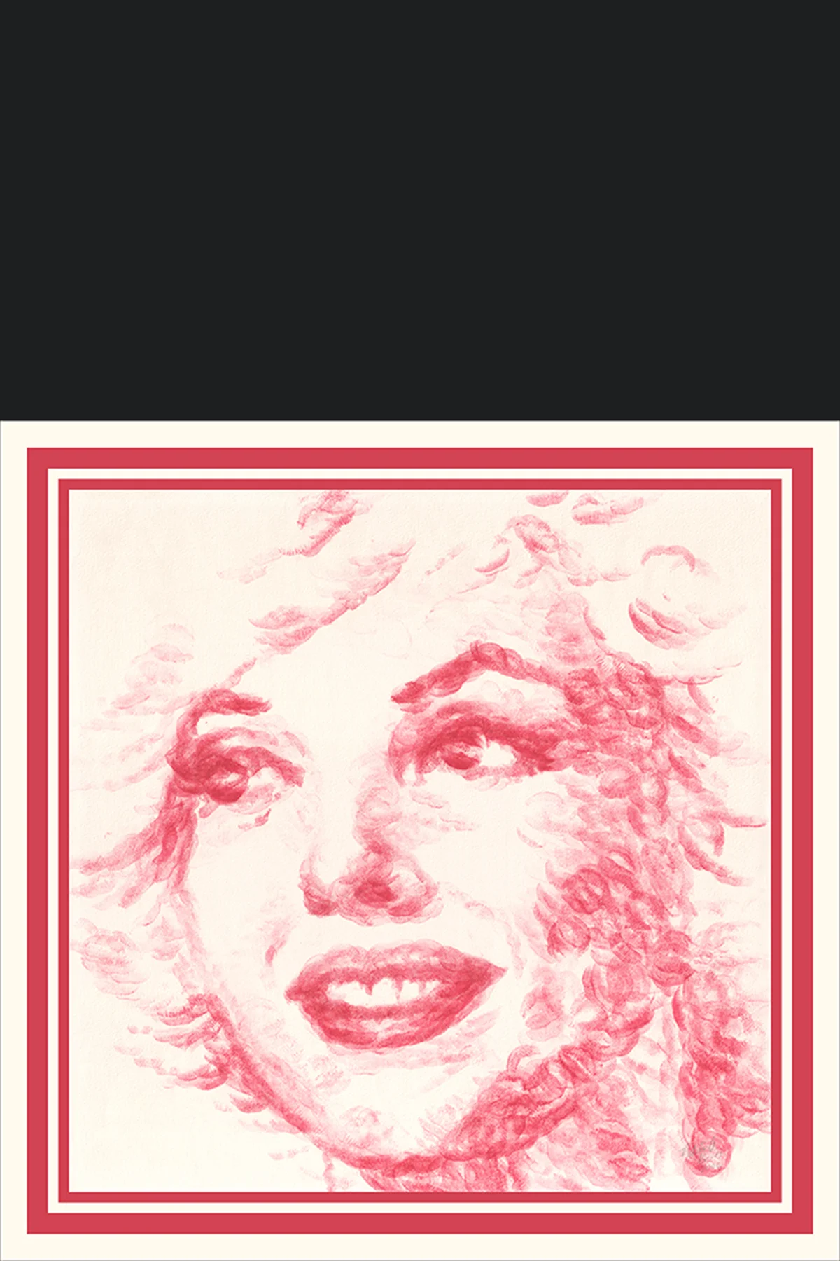 Mini " Norma" - RED- 10x10" print - FREE SHIPPING