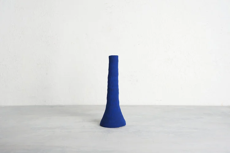 Blue Stupa Vase 2