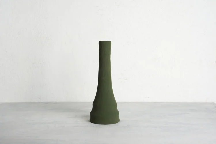 Green Stupa Vase