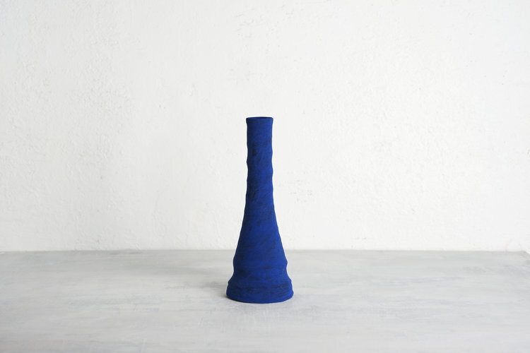 Blue Stupa Vase 1