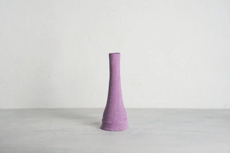 Violet Stupa Vase