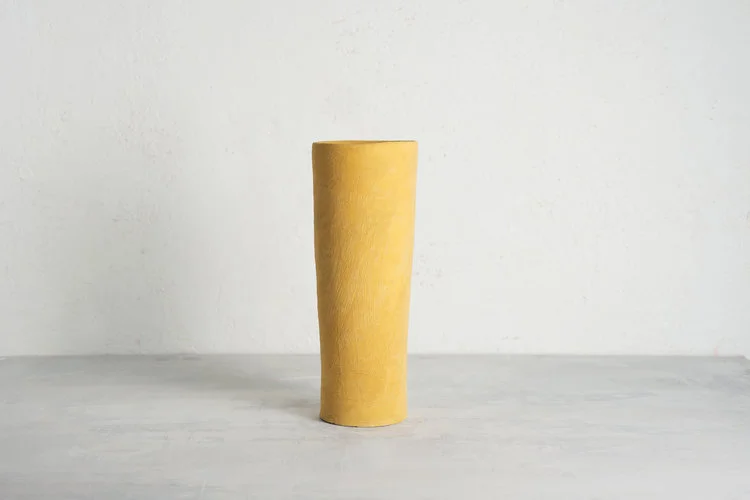 Gold Cylinder Vase