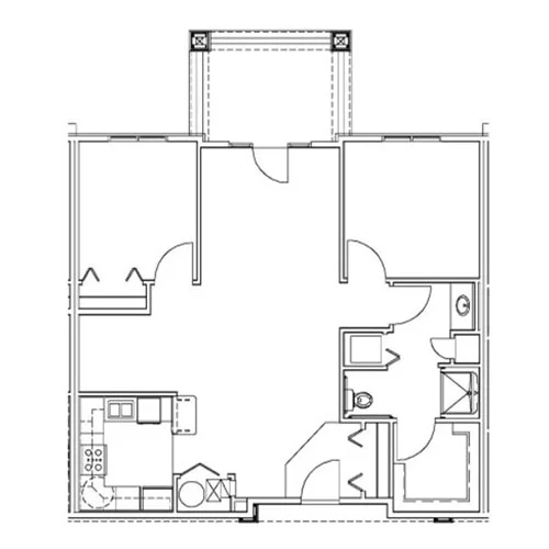 one bedroom one bathroom plus den