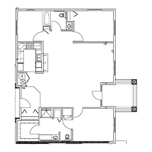 two bedroom two bathroom plus den