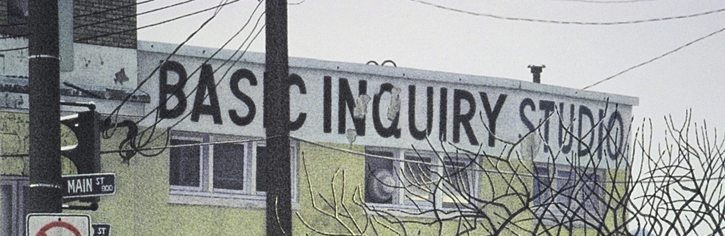 Detail from ‘Basic Inquiry Studio’ 2003 5.5x8” acrylic on paper.