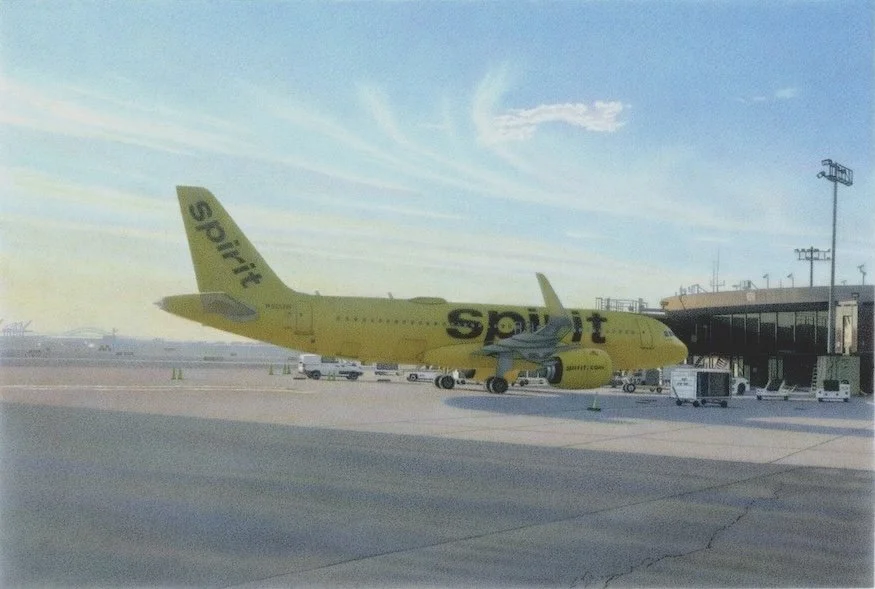 newark liberty airport photorealism painting canadian artist Neil MacCormick