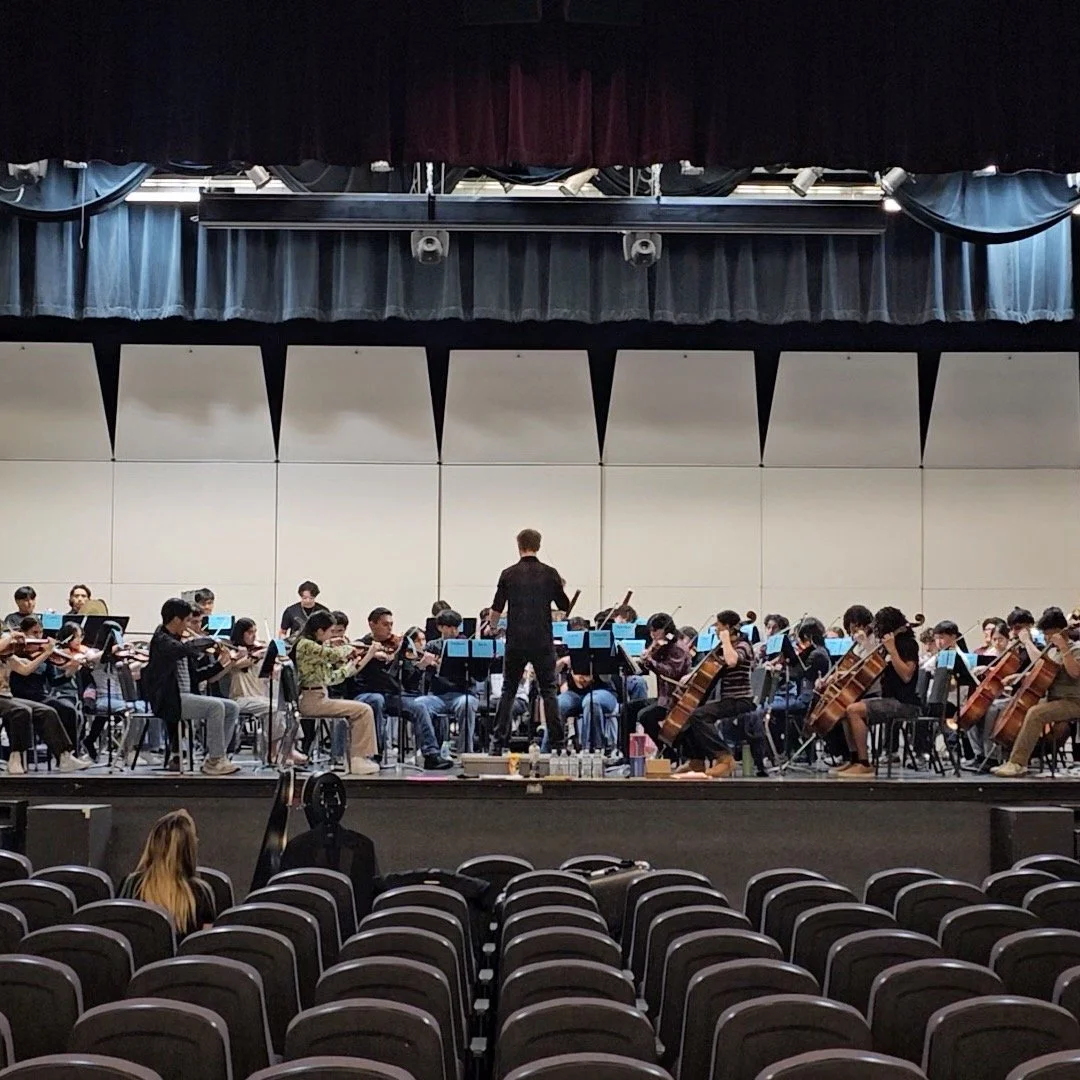 Had an amazing time a week ago down in Texas. I had the honor of conducting the young musicians of the 2025 @tmeaorg Region XV Symphonic Orchestra for two days, ending in an absolute powerhouse of a concert. Every time I work with wonderful students 