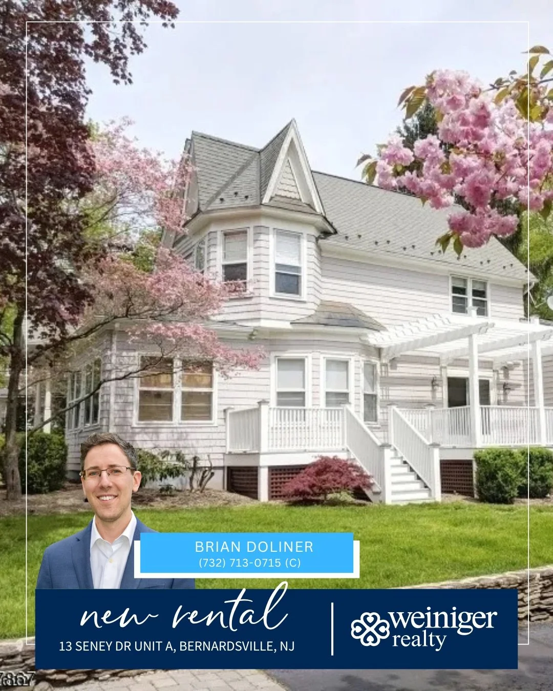 Now available for rent in the heart of Bernardsville!

Welcome to 13 Seney Drive, a beautifully updated Victorian on a quiet side street just moments from downtown dining, shops, and the train. With sun-filled rooms, original hardwoods with wood inla