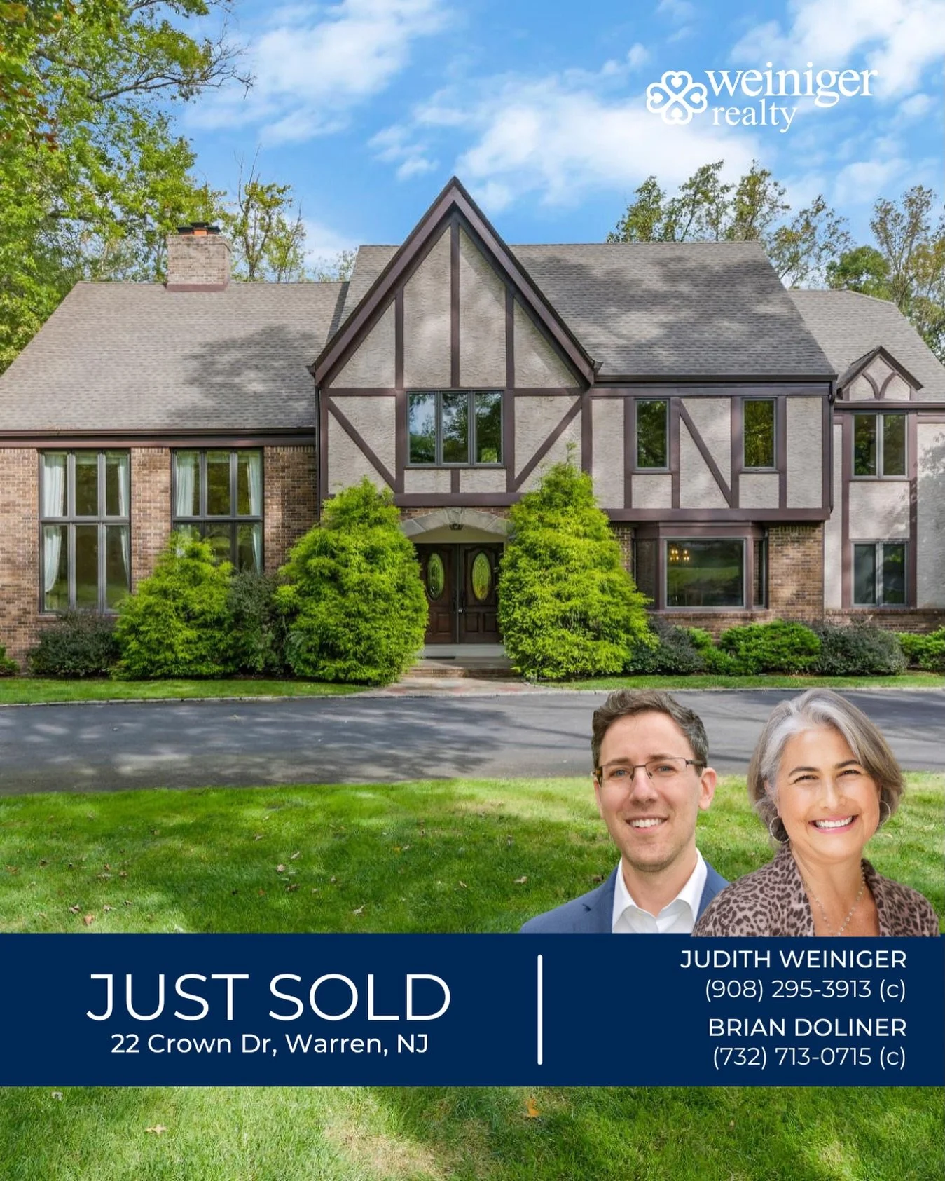 ✨ SOLD! ✨

Big congratulations to our wonderful sellers at 22 Crown in Warren, and a huge shoutout to our amazing listing agents, @judyweiniger and @briandoliner, for guiding this sale seamlessly from start to finish.

Another beautiful Warren home m