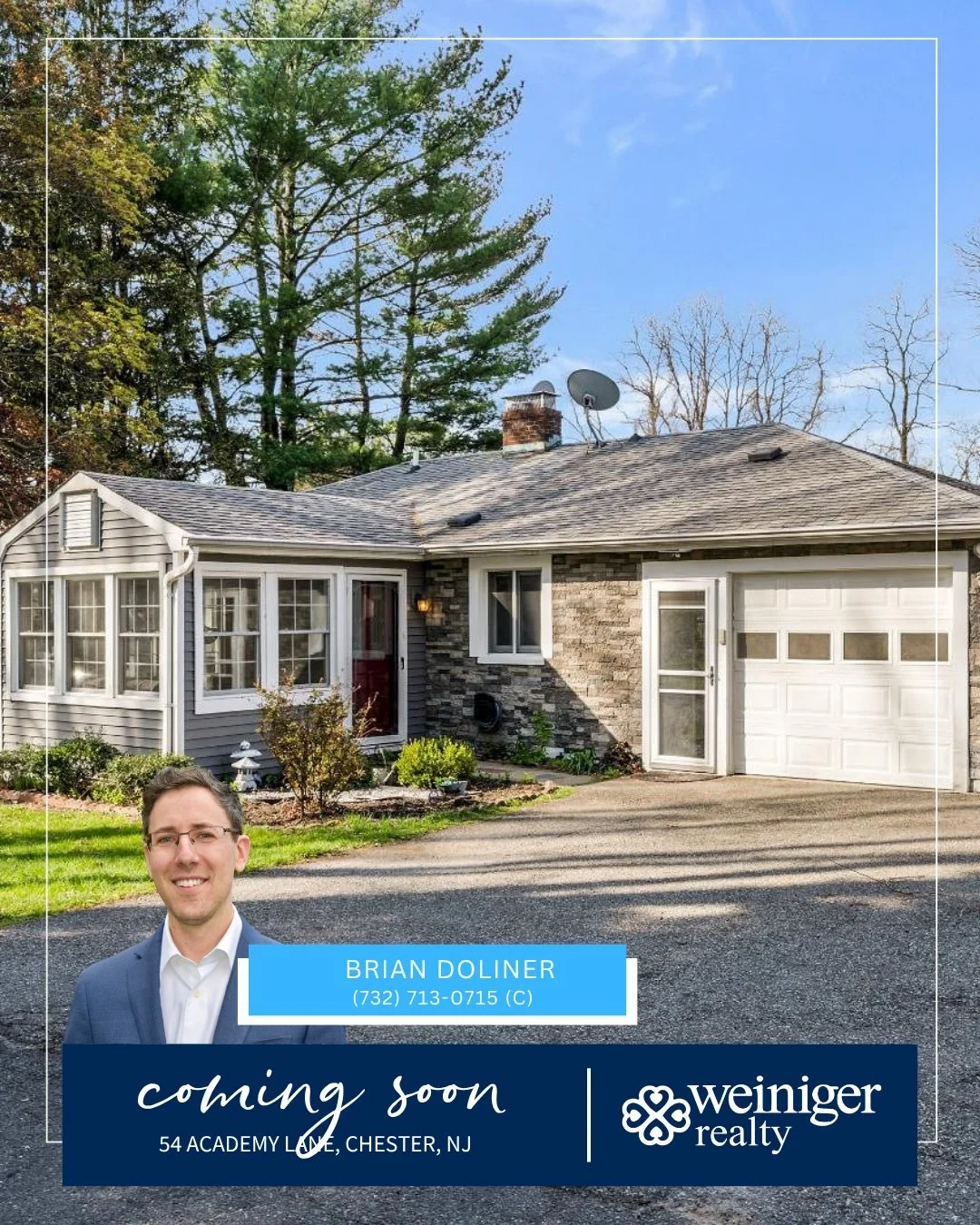 Private road. In-town location. Fully renovated. Yes, really! 

✨ Open Houses:
Saturday, May 2 | 12&ndash;2 PM
Sunday, May 3 | 2&ndash;4 PM

54 Academy Lane is a beautifully renovated 3-bedroom, 3-bath ranch tucked away on a quiet residential private