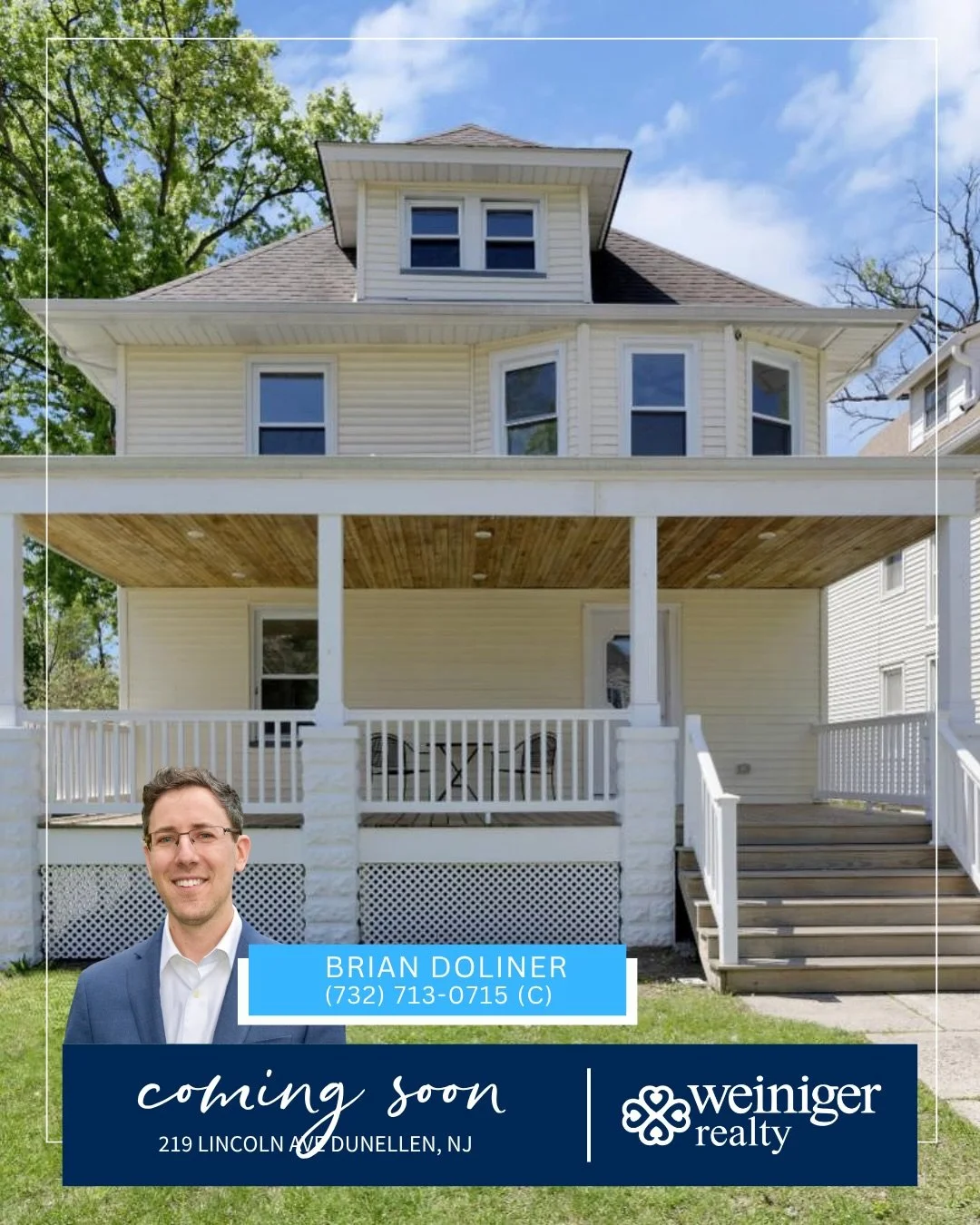 🚨Coming Soon in Dunellen🚨

🏡 Open House:
Saturday, 5/9 | 12&ndash;2 PM

219 Lincoln Ave is the kind of home that instantly feels welcoming with classic Colonial charm and the updates buyers are actually looking for.

4 bedrooms | 2 full baths
✅ Re