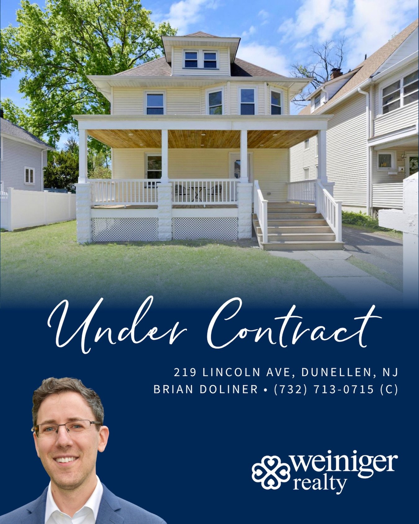 💥 Under Contract in just days in Dunellen 🤯

219 Lincoln Ave went fast, and this home had all the right reasons to stand out.

From the inviting front porch to the bright, open layout and beautifully updated kitchen, it offered the kind of charm an
